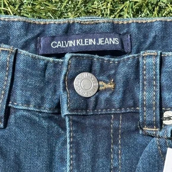 Calvin Klein Jeans Boys Blue Skinny Jeans - Picture 14 of 16